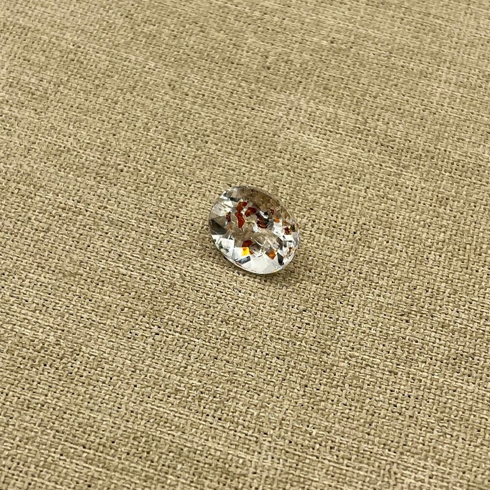 Lepidocrocite Faceted In Quartz Quartz Rare